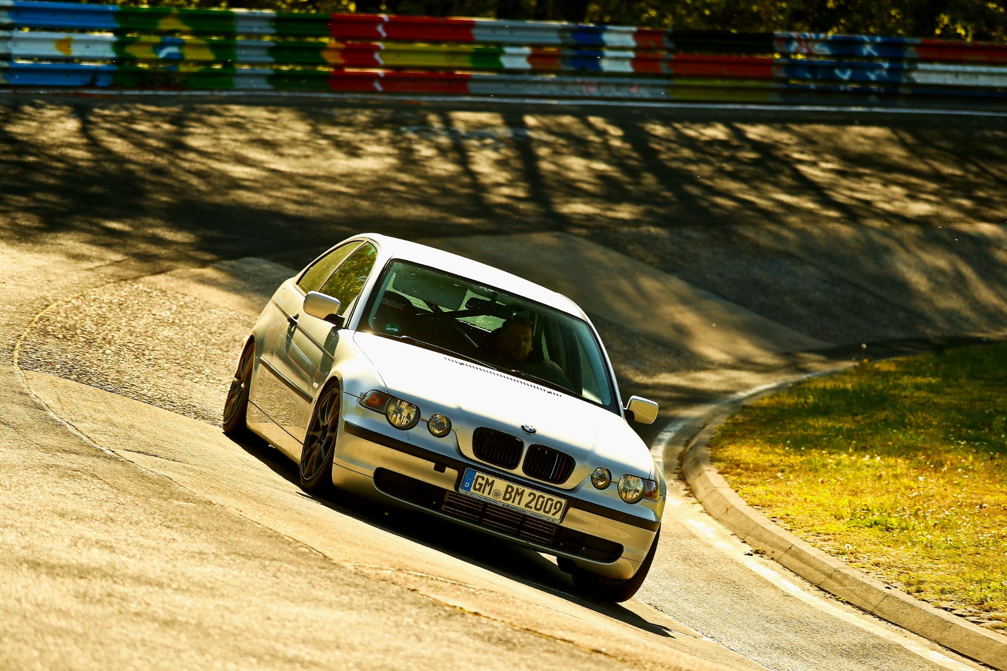 BMW E46 Compact Łukasza na zakręcie toru